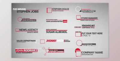 Icon Lower Third (Videohive 14858105) - AE Project