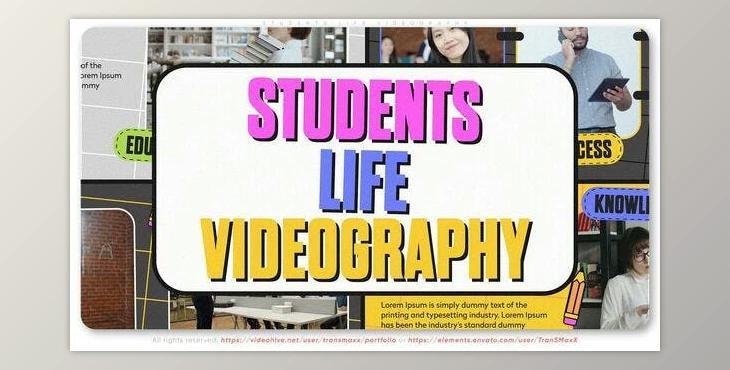 Students Life Videography (Videohive 50559563) - AE Project