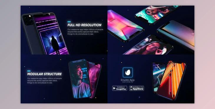 Phone 11 App Promo (Videohive 24822322) - AE Project