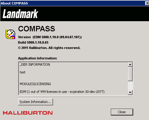 Halliburton Landmark Engineer’s Desktop (EDT) v17.1.100 build 5000.17.0