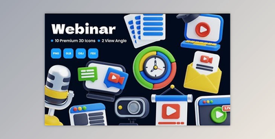 Webinar 3D icon 4MBARG7