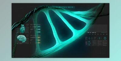 Videohive HUD Medical Interface DNA 38147713