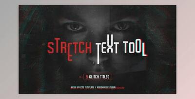 Stretch Glitch Titles - (Videohive 16141093) AE Project
