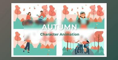 Autumn Character Animation Scene Pack (Videohive 37071523) - AE Project