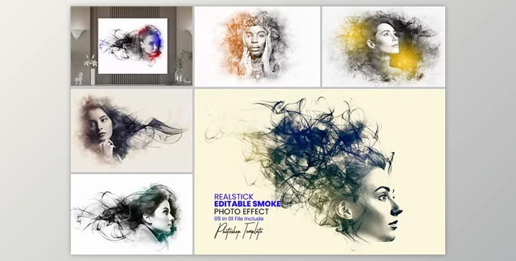 Smoke Photo Effect - 91887711