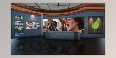 Set Virtual Studio 7790 (Videohive 38390314) - AE Project