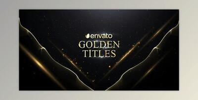 Golden Titles (Videohive 19633584) - AE Project