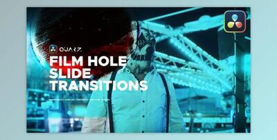 Film Hole Roll Transitions for DaVinci Resolve (Videohive 51634356)