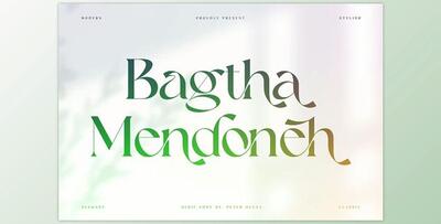 Bagtha Mendoneh Ligature Serif