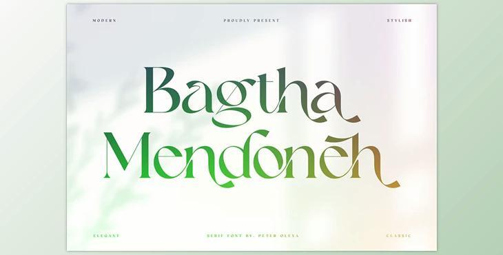 Bagtha Mendoneh Ligature Serif