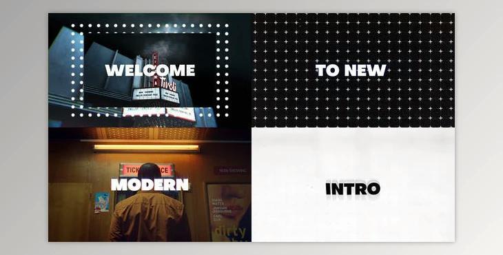 Modern Typo Intro (Videohive 28711941) - AE Project