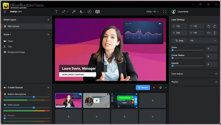 ManyCam v9.1.0.5 + CRACK