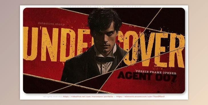 Undercover Agent – Media Opener (Videohive 51380450) - AE Project