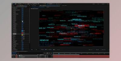Words Background After Effects (Videohive 44381834) - AE Project