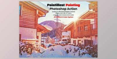 Pointillist Painting PS Action By Studio Retouch