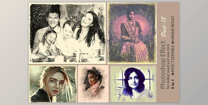 Vintage Photo Effect Creativemarket - 10988900