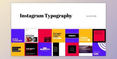 Instagram Typography for Premiere Pro (Videohive 32160878)