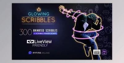 Glowing Scribble – Neon Fx Pack (Videohive 24262149)