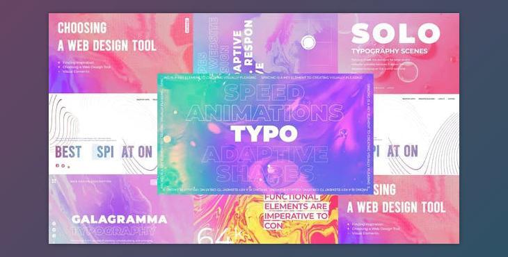 Galagramma typography pack (Videohive 31545495) - AE Project