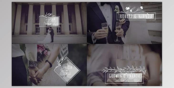 Elegant Wedding Titles – Motionarray 781767