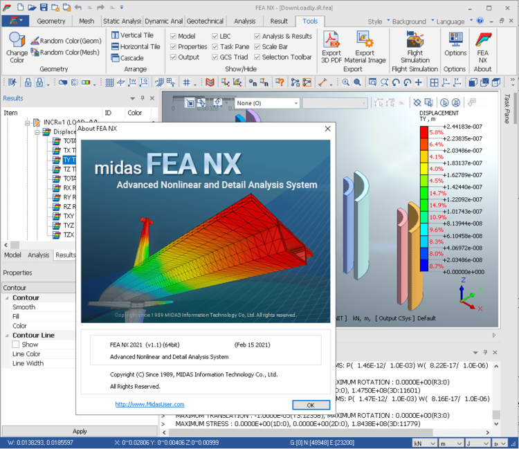 midas FEA NX 2021 v1.1 x64