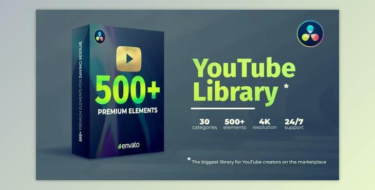 YouTube Pack – DaVinci Resolve (Videohive 34618972)