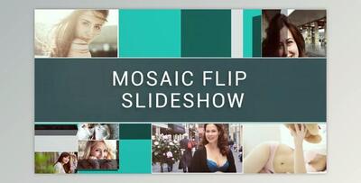 Mosaic Flip Slideshow (Videohive 16536675) - AE Project