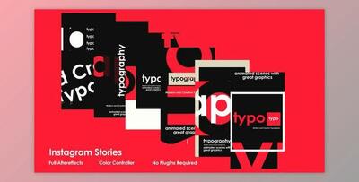 Typo Instagram Stories (Videohive 50887224) - AE Project