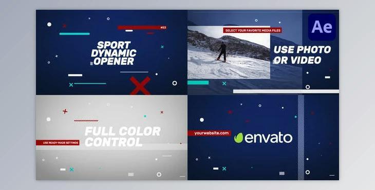 Sport Dynamic Opener for After Effects (Videohive 50939235) - AE Project