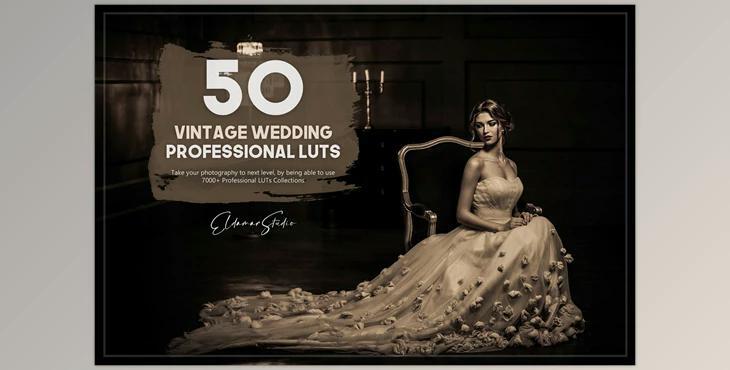 50 Vintage Wedding LUTs Pack CreativeMarket-5754956 (XMP, LRTEMPLATE, JPG)