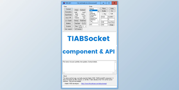 TIABSocket component & API v10.11 for Delphi Full Source