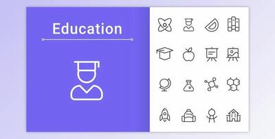 Education animation set (Videohive 52294965) - AE Project