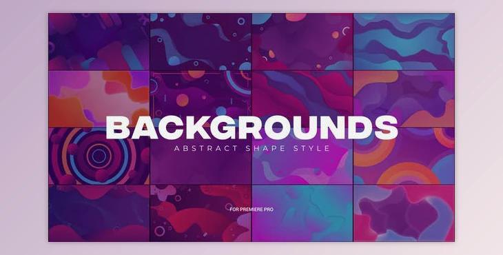 Abstract Shapes Backgrounds (Videohive 33755863)