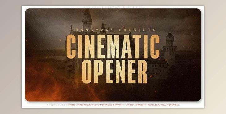Grunge Cinematic Opener (Videohive 49931166) - AE Project