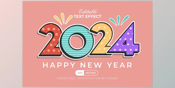 2024 Text Effect Fun Style - 91872532