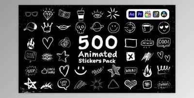 Animated Stickers Pack (Videohive 43507218) - AE Project