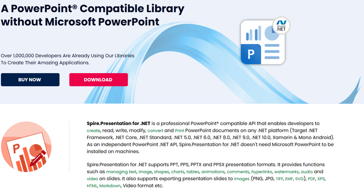 Spire.Presentation for .NET v10.2.0 (28 Feb 2025)