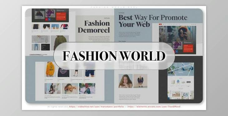 Fashion World Reel (Videohive 51935267) - AE Project