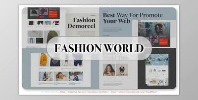 Fashion World Reel (Videohive 51935267) - AE Project