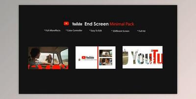 Youtube End Screen Pack 3 (Videohive 47444367) - AE Project