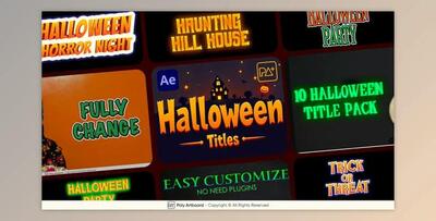 Halloween Titles For After Effects (Videohive 54716072) - AE Project