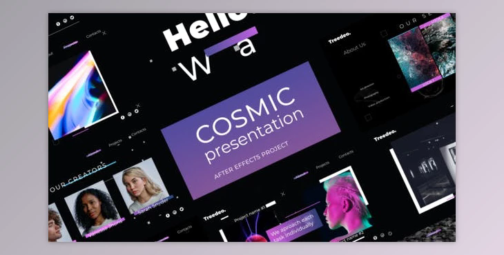 COSMIC presentation (Videohive 38526221) - AE Project