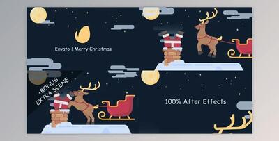 Merry Christmas Logo (Videohive 25159945)