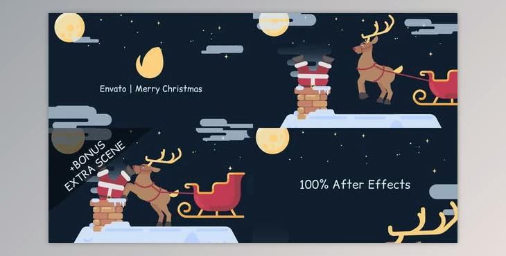 Merry Christmas Logo (Videohive 25159945)