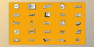 Pop Style Countdown Timers (Videohive 53539563) - AE Project