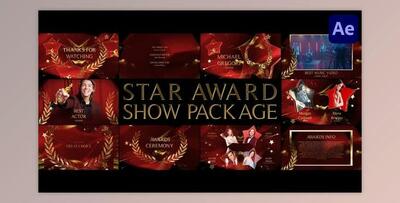 Star Award Show Package for After Effects (Videohive 48047023) - AE Project