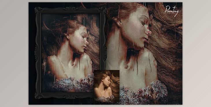 Painting Photoshop Action By amorjesu