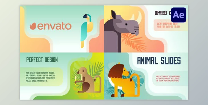 Animal Slides for After Effects (Videohive 52123377) - AE Project