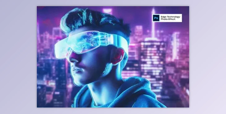 Edge Technology Photo Effect - VV9D9N5