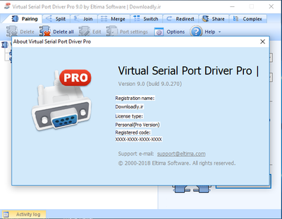 Virtual Serial Port Driver Pro 11.0.1041